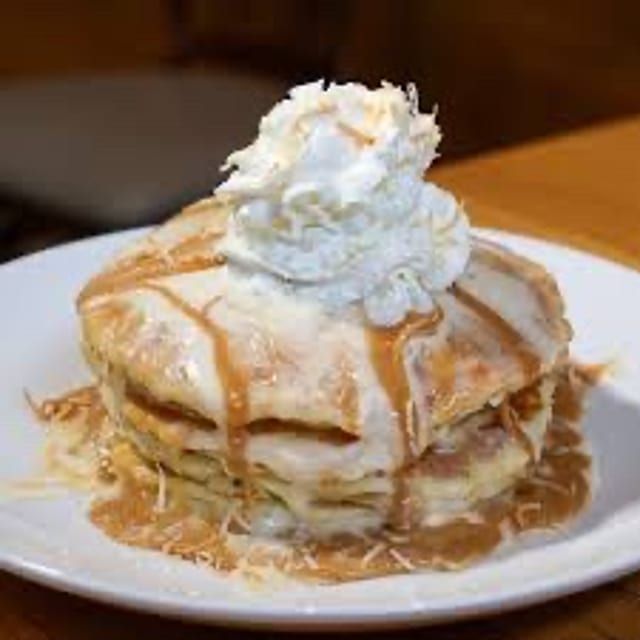 Tres leches pancakes.