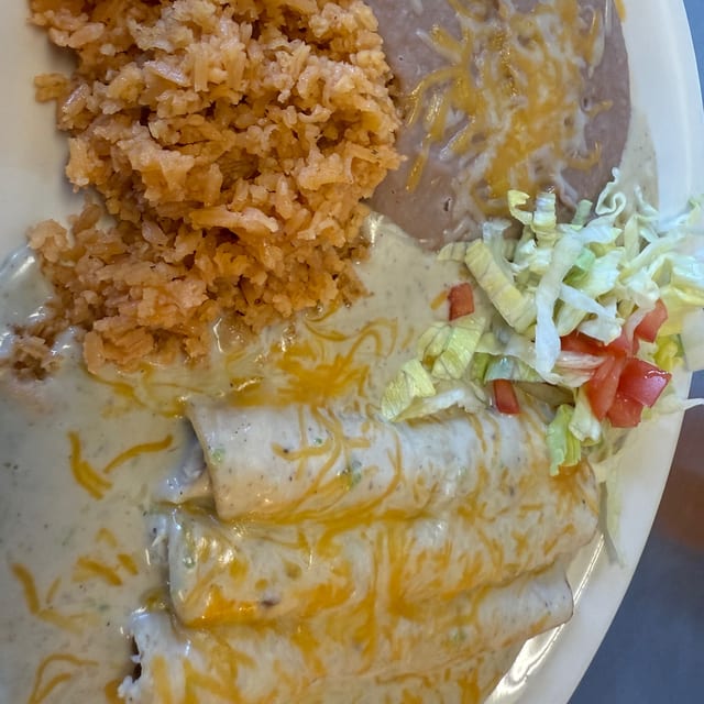 Green Chicken Enchiladas ***Wednesday Special***.